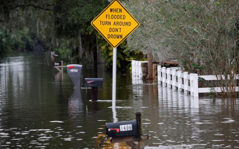Hurricane Ian flooding damage in Florida