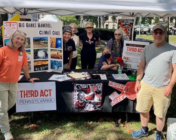 Liz at the PA Climate Convergence.